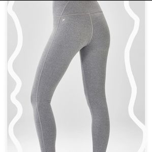 Brand New Fabletics Gray High Waist Powerhold Boost Leggings Medium